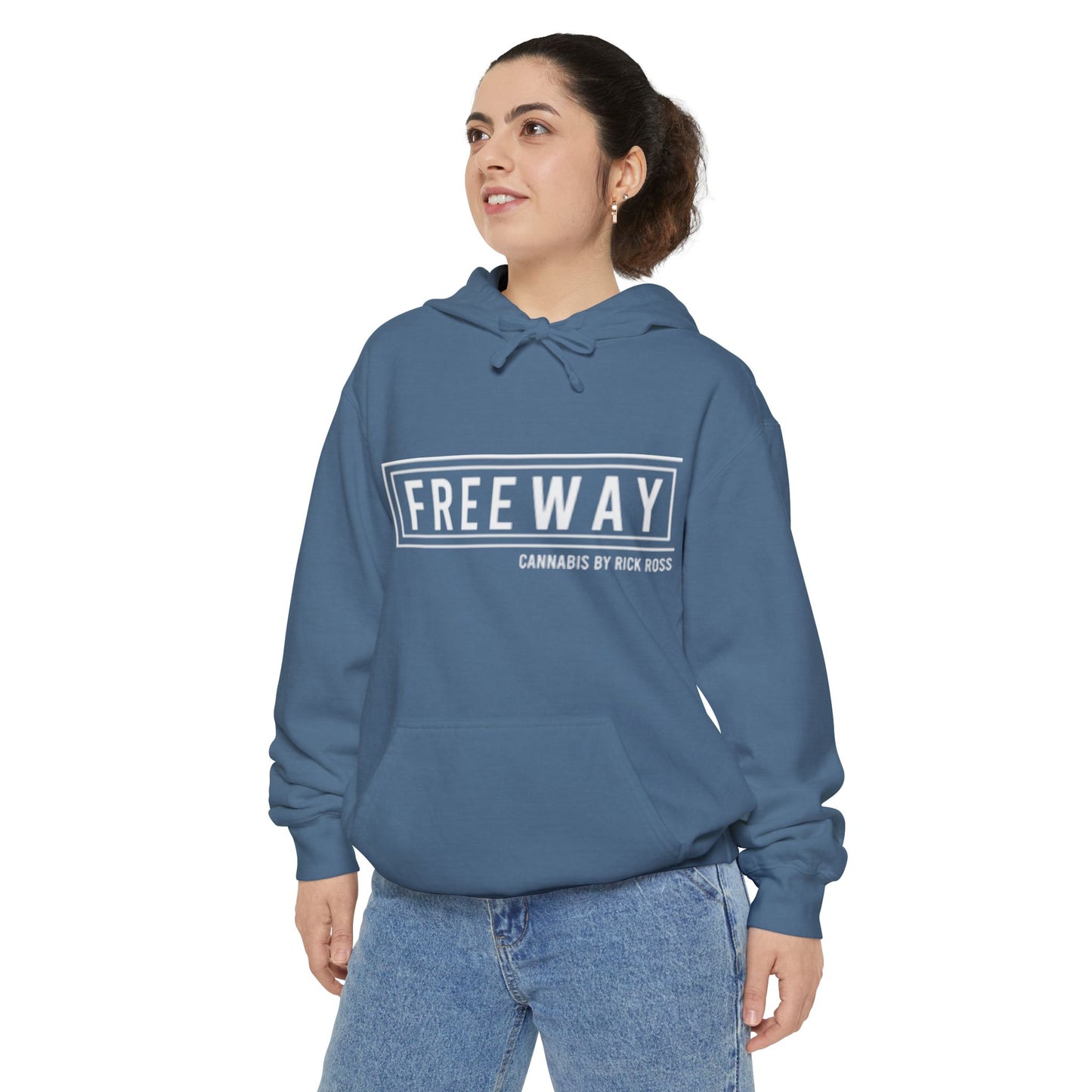 Freeway Canna Unisex Garment-Dyed Hoodie