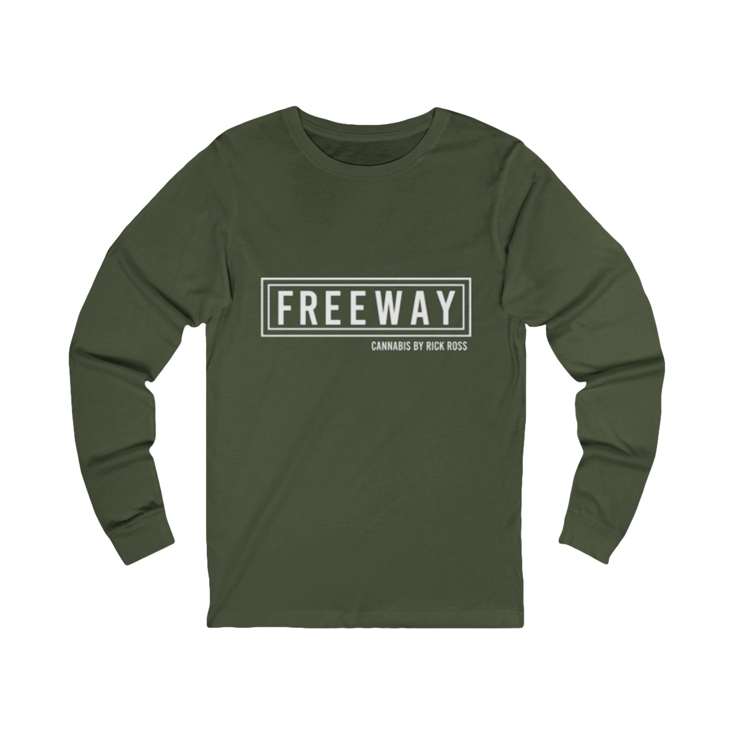 Freeway Graphic Unisex Jersey Long Sleeve Tee - Casual Streetwear Style