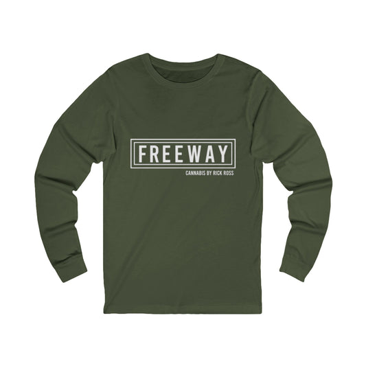 Freeway Graphic Unisex Jersey Long Sleeve Tee - Casual Streetwear Style