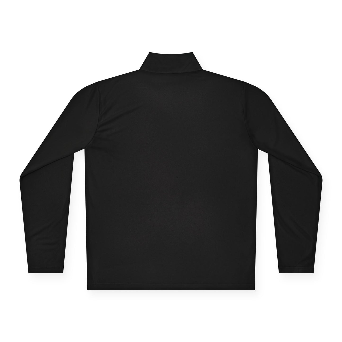 Minimal White Quarter-Zip Pullover
