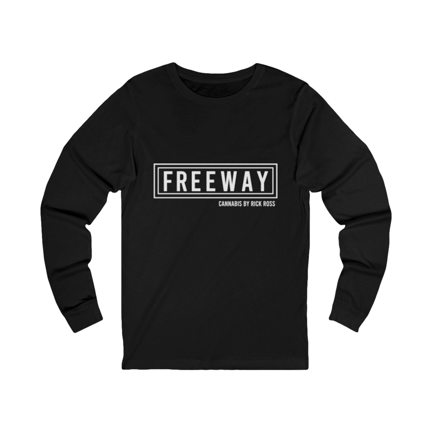 Freeway Graphic Unisex Jersey Long Sleeve Tee - Casual Streetwear Style