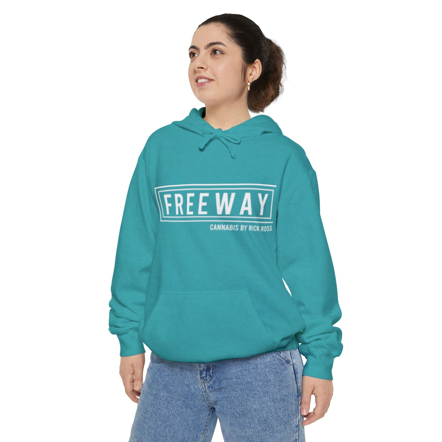 Freeway Canna Unisex Garment-Dyed Hoodie