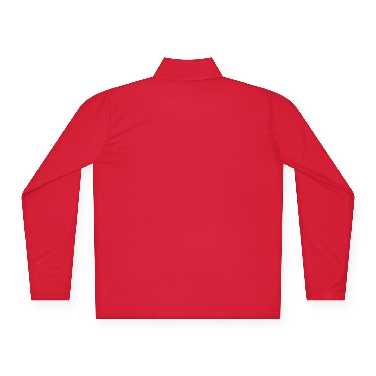 Minimal White Quarter-Zip Pullover