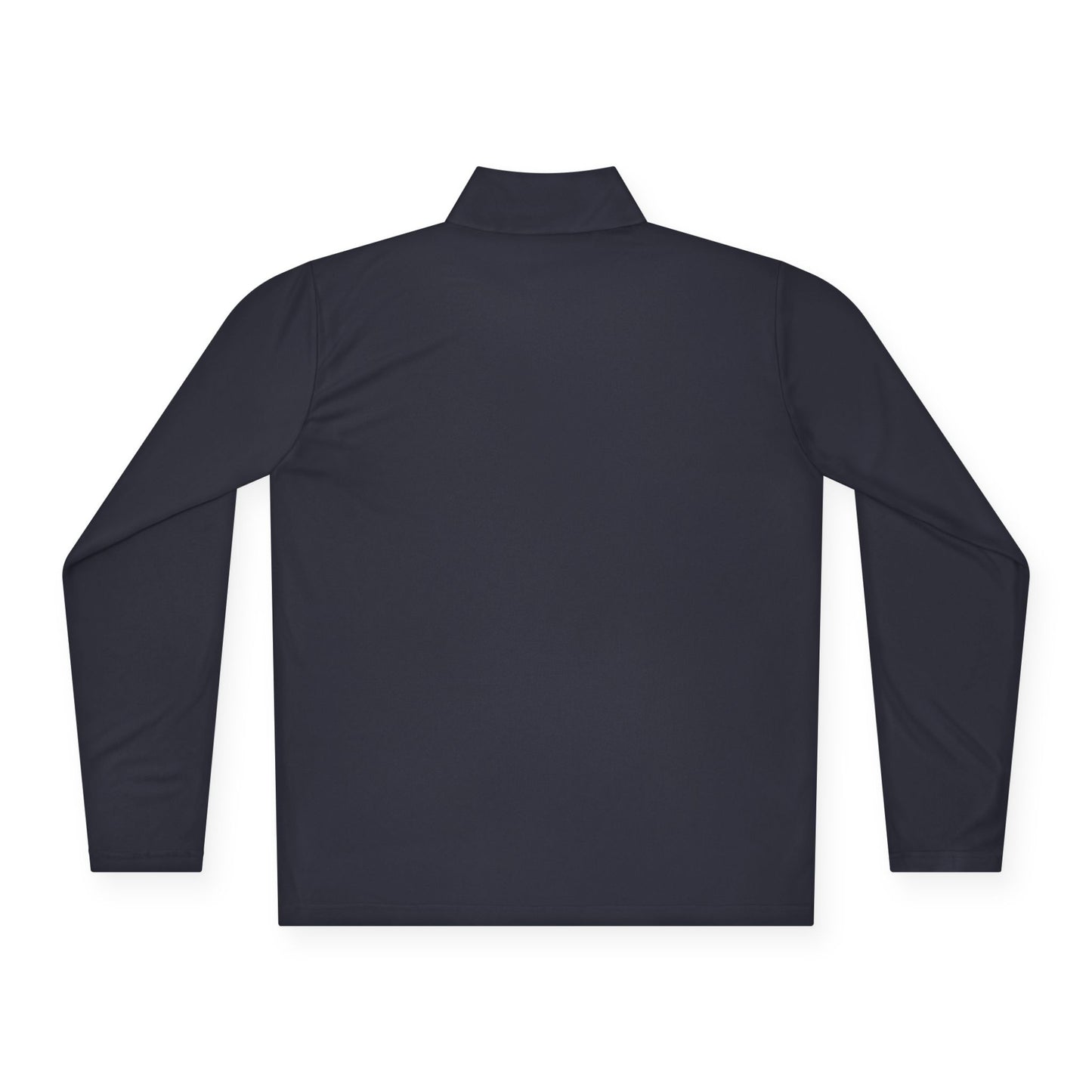 Minimal White Quarter-Zip Pullover