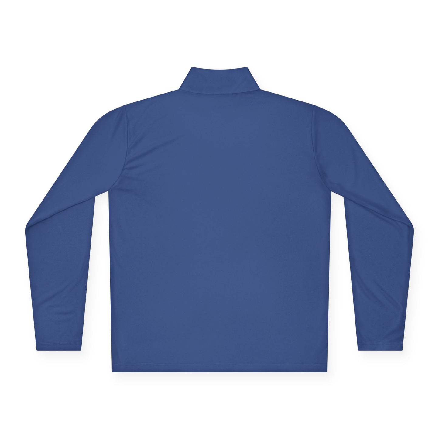 Minimal White Quarter-Zip Pullover
