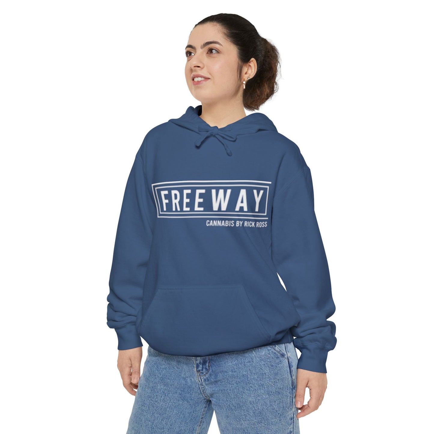 Freeway Canna Unisex Garment-Dyed Hoodie