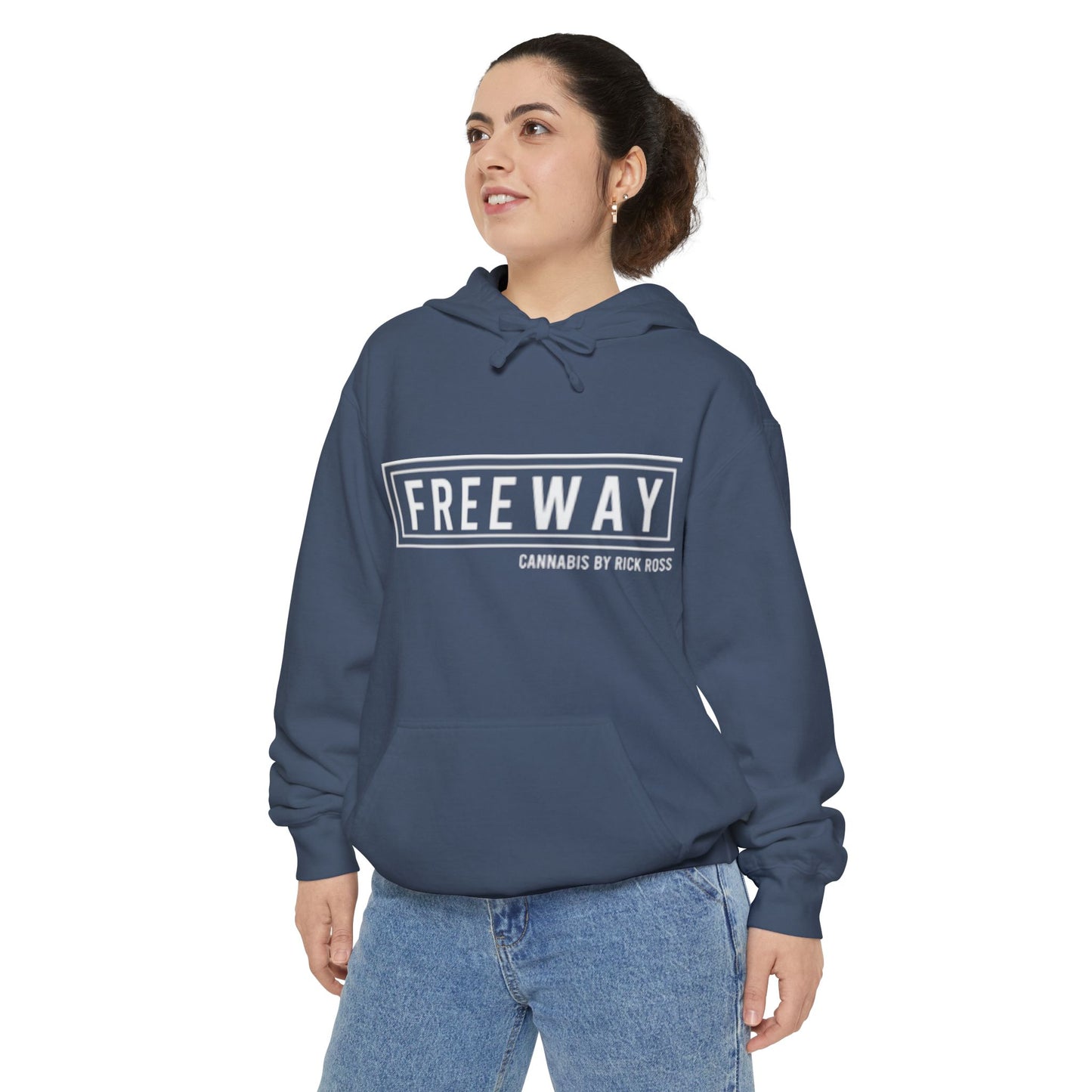 Freeway Canna Unisex Garment-Dyed Hoodie