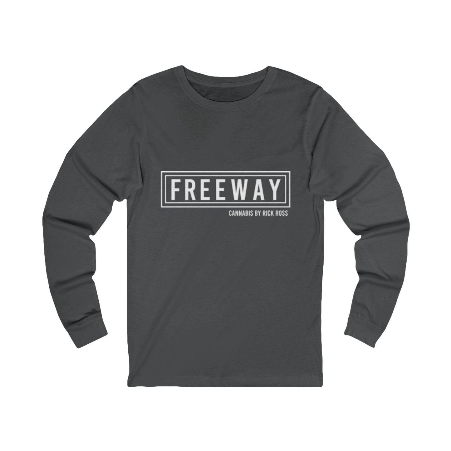 Freeway Graphic Unisex Jersey Long Sleeve Tee - Casual Streetwear Style