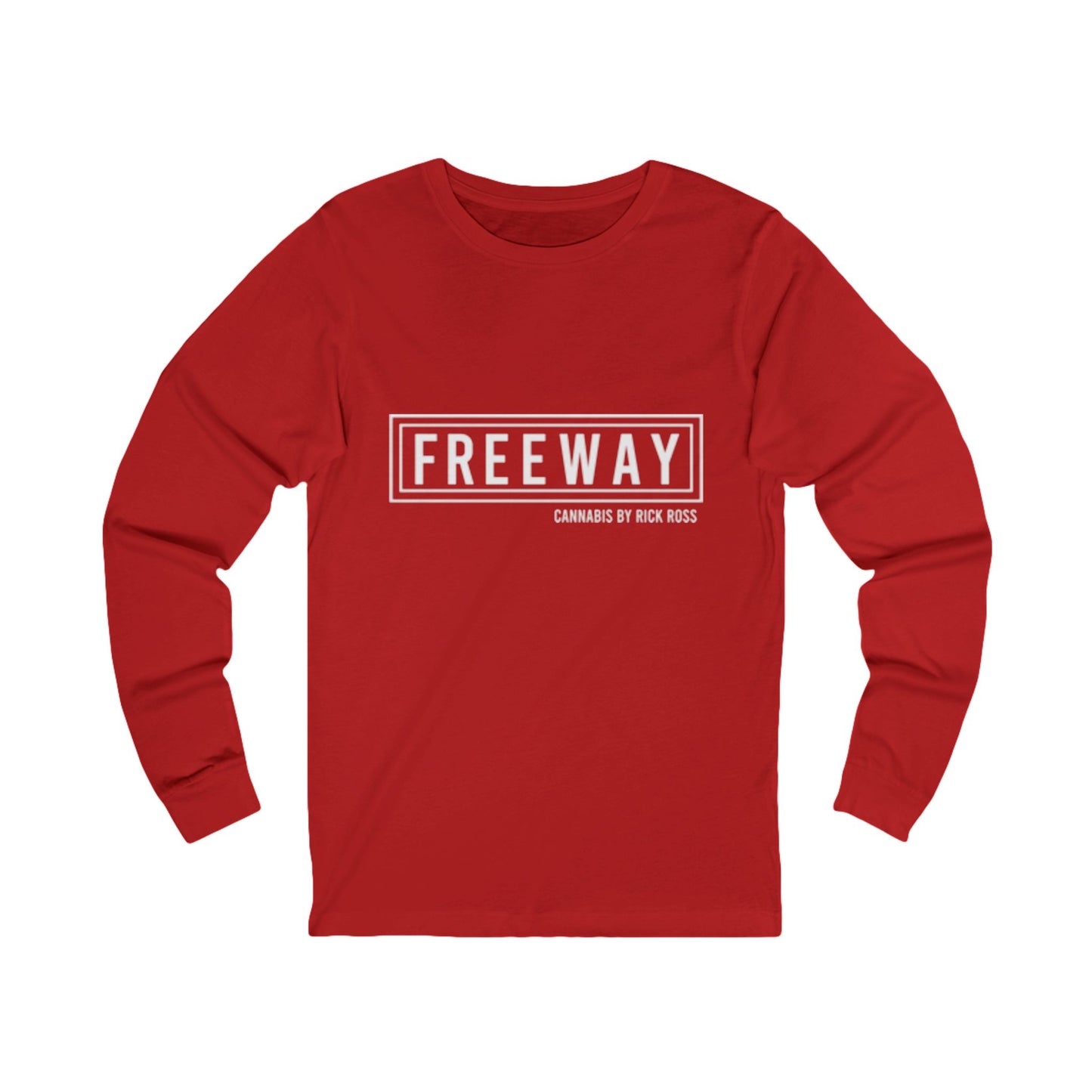 Freeway Graphic Unisex Jersey Long Sleeve Tee - Casual Streetwear Style