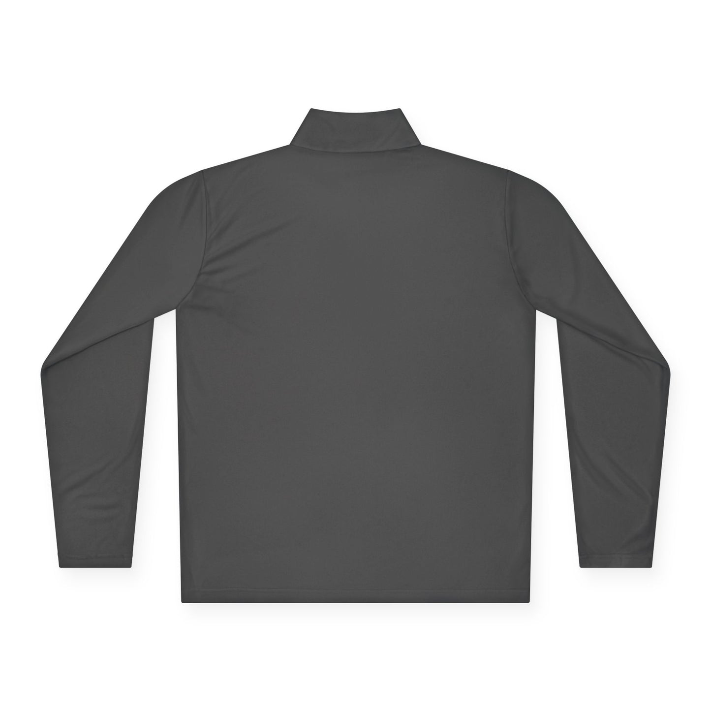 Minimal White Quarter-Zip Pullover
