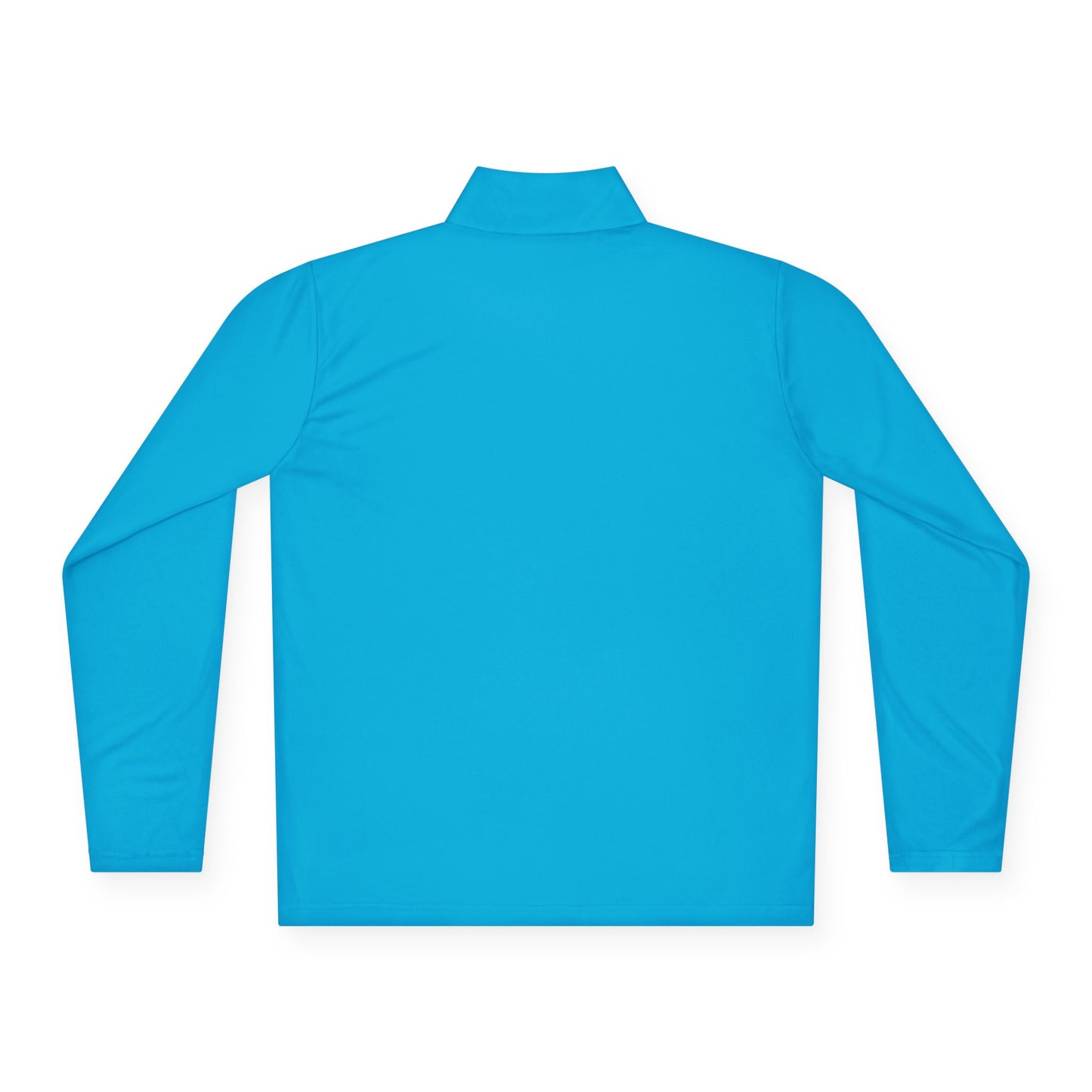 Minimal White Quarter-Zip Pullover