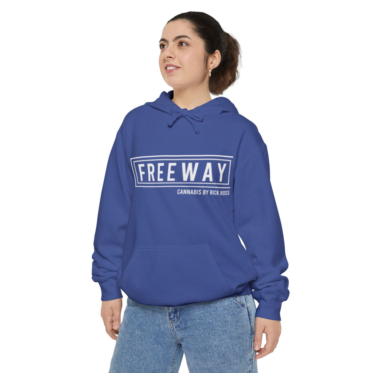 Freeway Canna Unisex Garment-Dyed Hoodie
