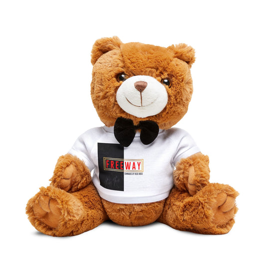 Freeway Teddy Bear with 'FREEWAY' T‑Shirt — Cute Plush Gift