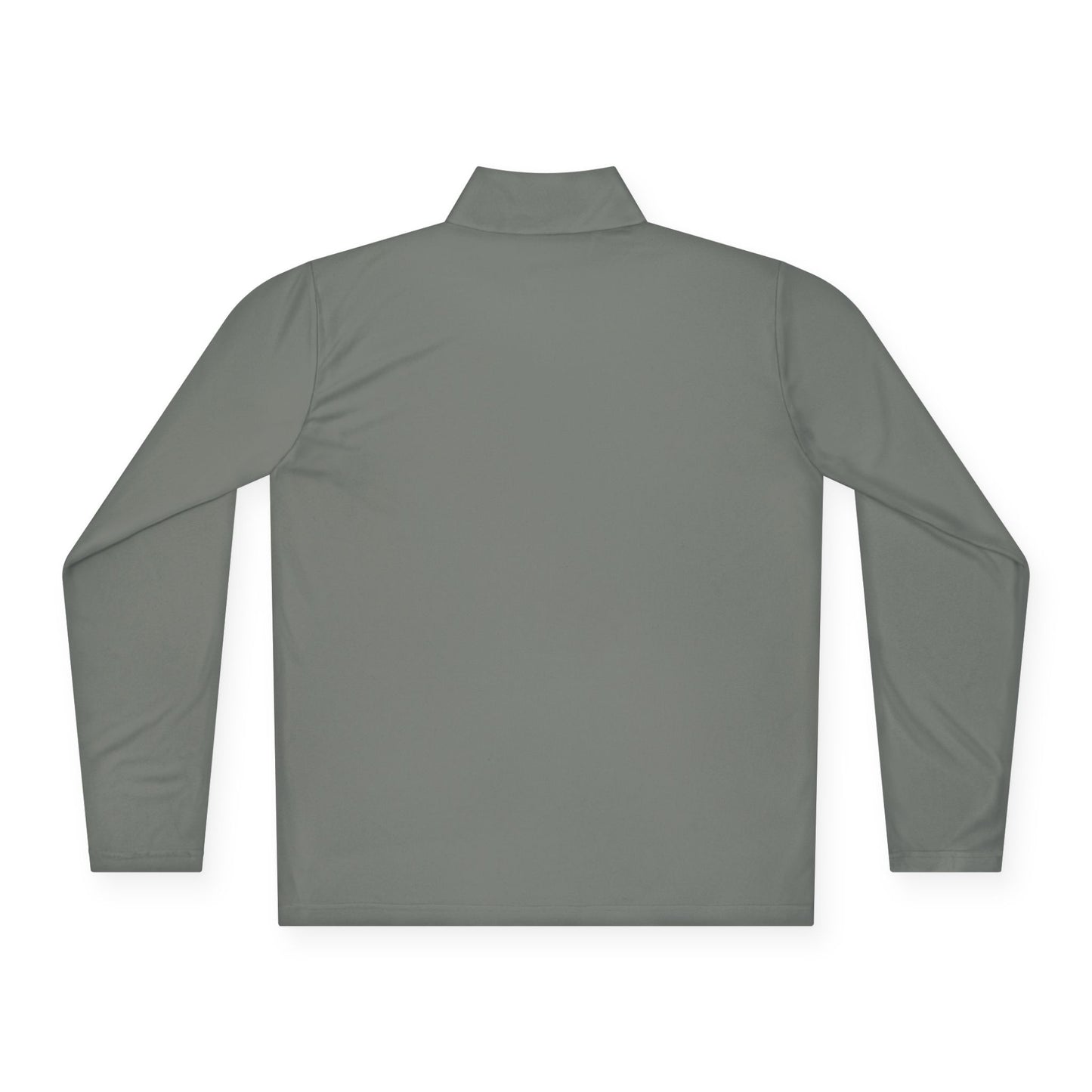 Minimal White Quarter-Zip Pullover